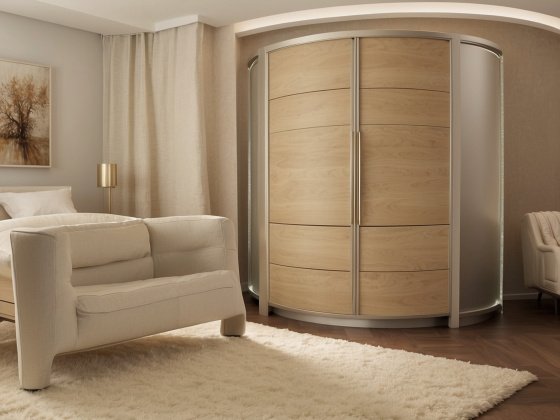 Радиусный шкаф купе «Антарес»